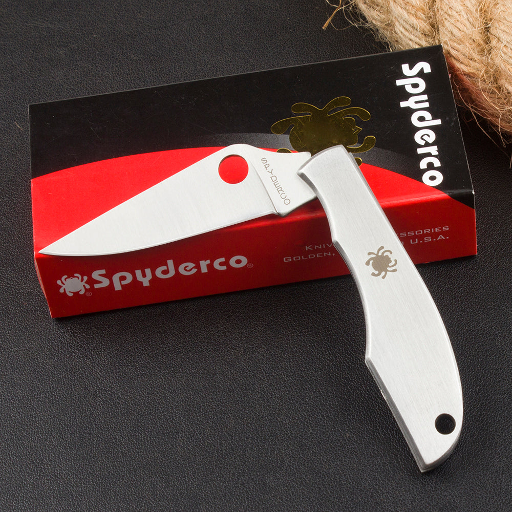 Spyderco C137 All-Steel Non-Locking Folding Knife