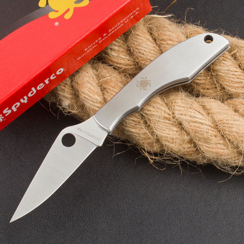 Spyderco C137 All-Steel Non-Locking Folding Knife