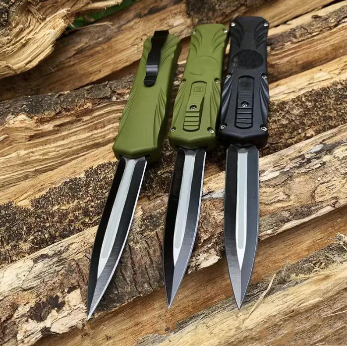 Outdoor Knife Tactical EDC Camping Hiking Auto Pocket Knives Tools