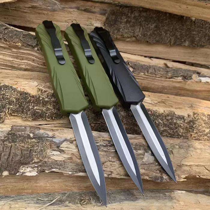 Outdoor Knife Tactical EDC Camping Hiking Auto Pocket Knives Tools