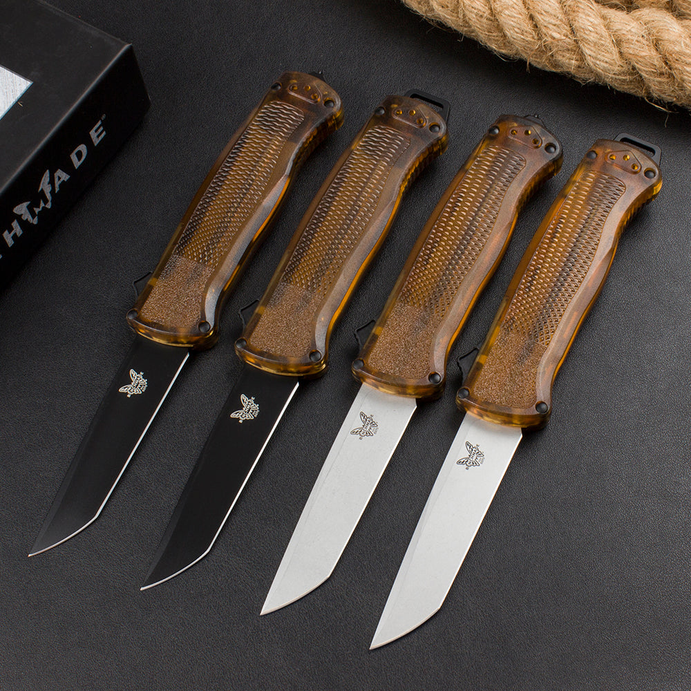 Benchmade 5370FE OTF Automatic Knife – Transparent PEI Version