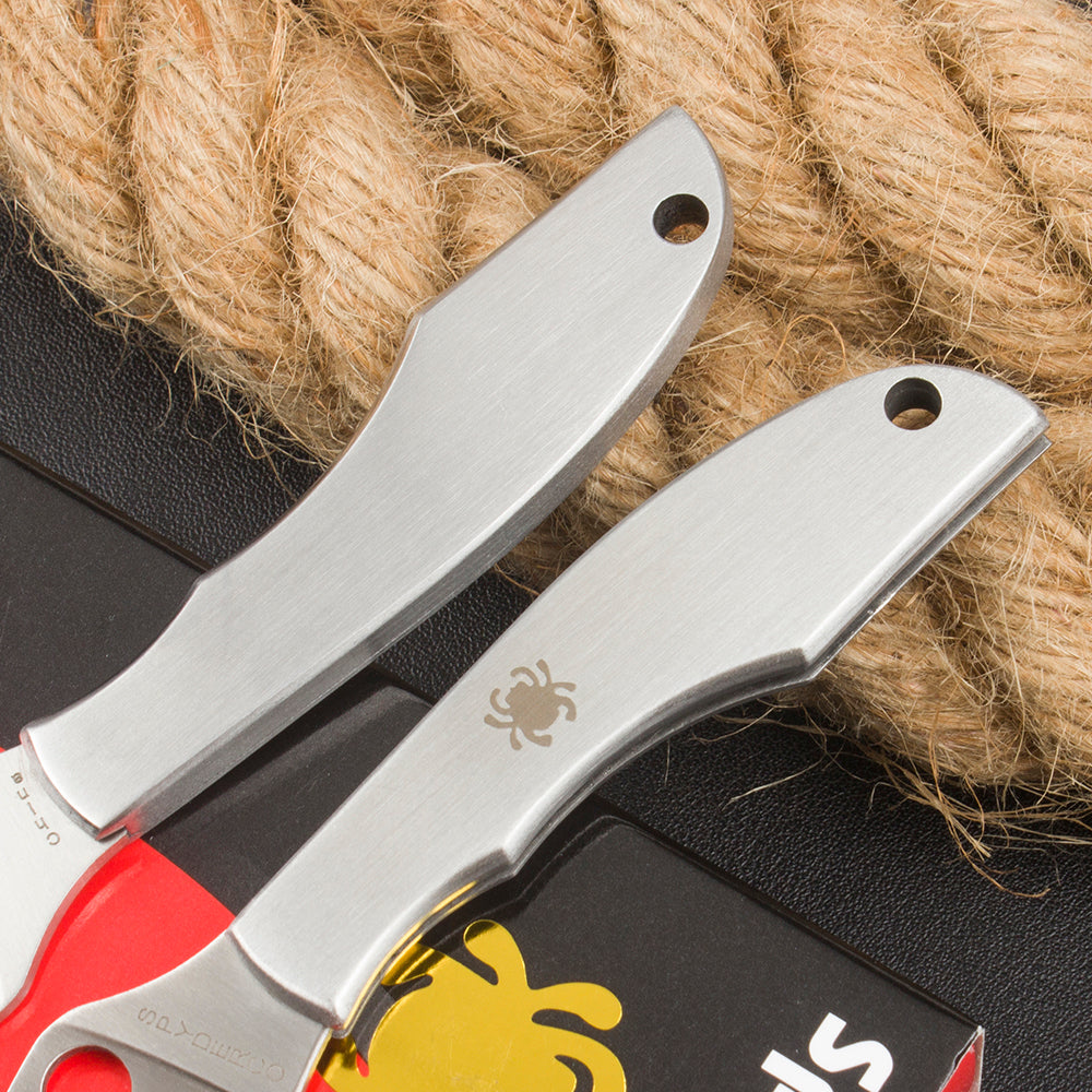 Spyderco C137 All-Steel Non-Locking Folding Knife