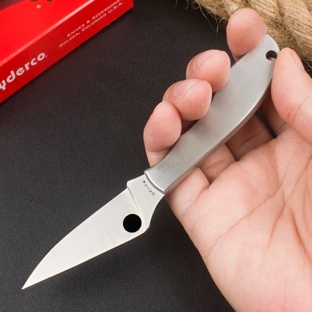 Spyderco C137 All-Steel Non-Locking Folding Knife