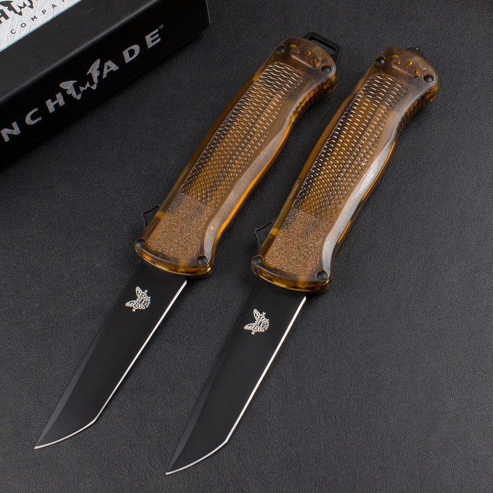 Benchmade 5370FE OTF Automatic Knife – Transparent PEI Version