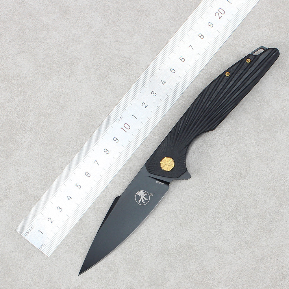 Hot-selling folding knife for export—durable, high-hardness outdoor camping knife with G10 handle.