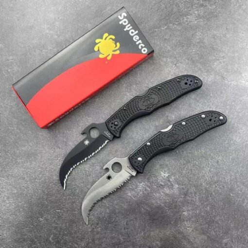 Spyderco C12 Fully Serrated Folding Knife