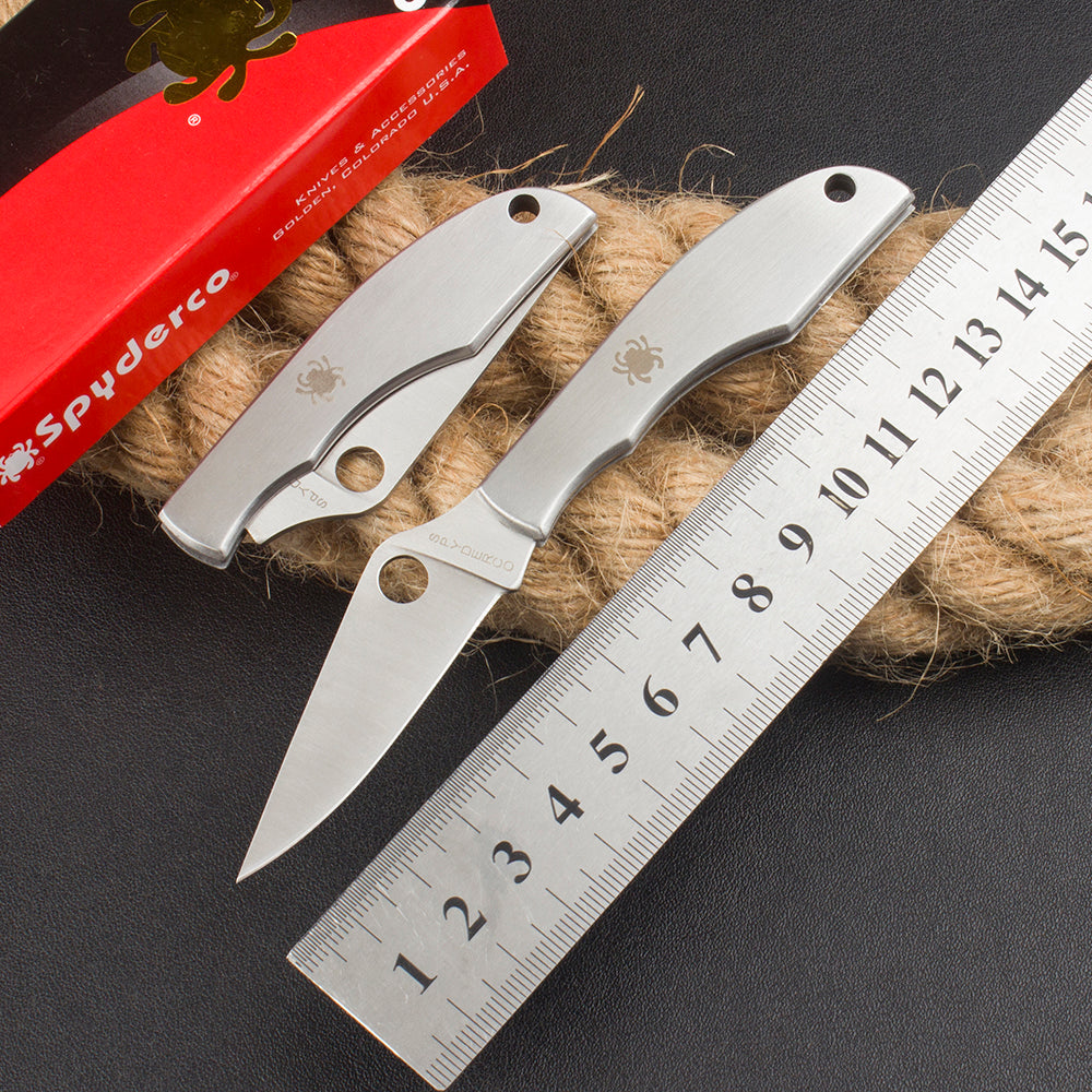 Spyderco C137 All-Steel Non-Locking Folding Knife
