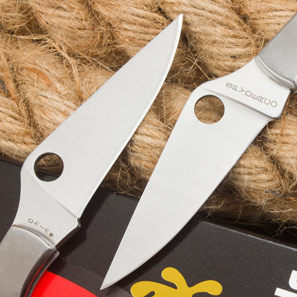 Spyderco C137 All-Steel Non-Locking Folding Knife