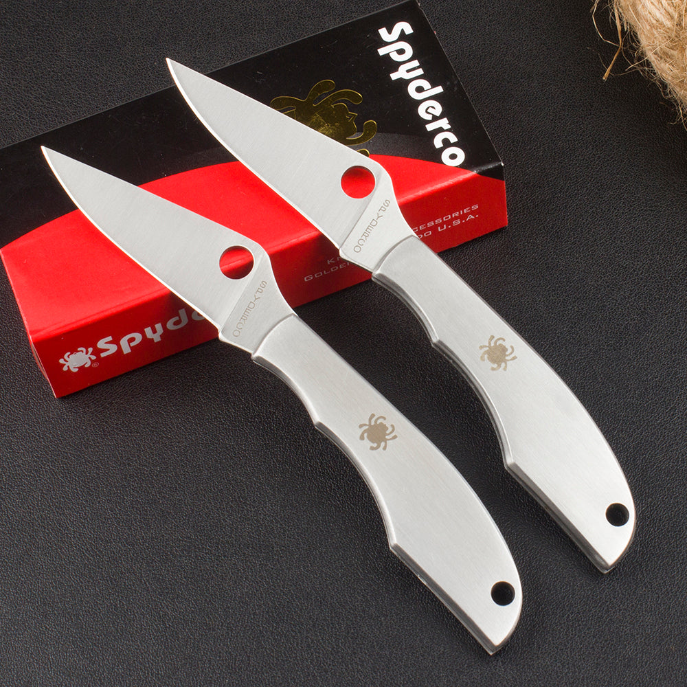 Spyderco C137 All-Steel Non-Locking Folding Knife