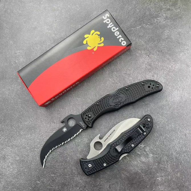 Spyderco C12 Fully Serrated Folding Knife