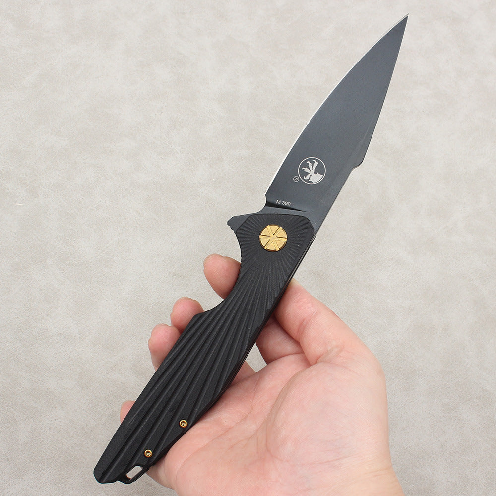 Hot-selling folding knife for export—durable, high-hardness outdoor camping knife with G10 handle.
