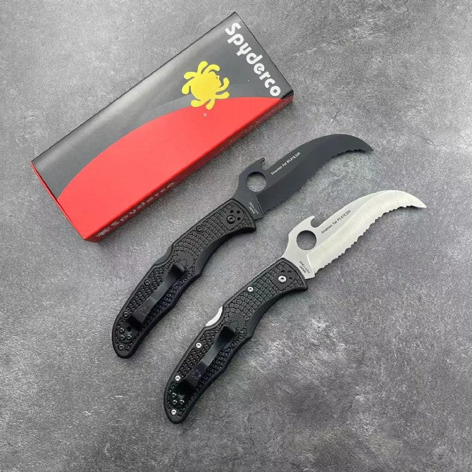 Spyderco C12 Fully Serrated Folding Knife